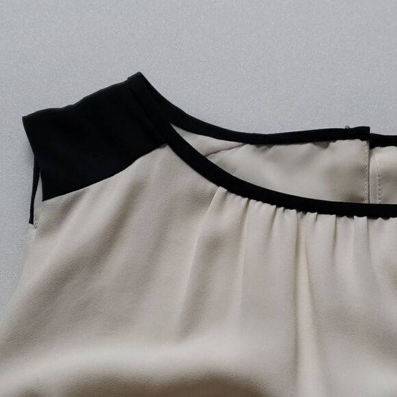 Loft 2 tone color block structured dress - Picture 5 of 7